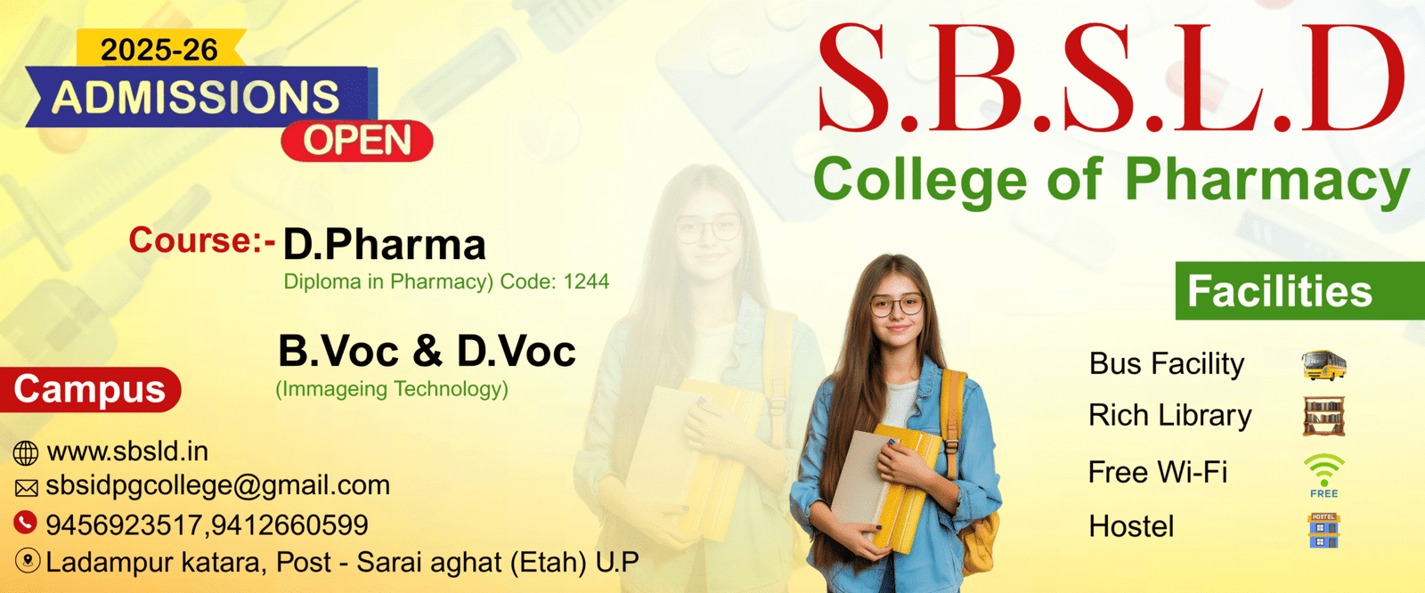 BANNER OF SBSLD COLLEGE